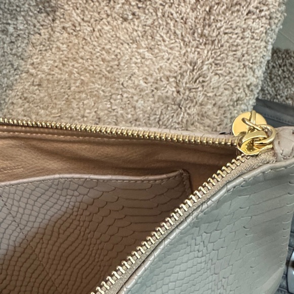 GiGi New York Taupe Clutch with Tassel - Picture 11 of 12